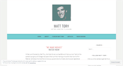 Desktop Screenshot of matttory.com