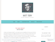 Tablet Screenshot of matttory.com